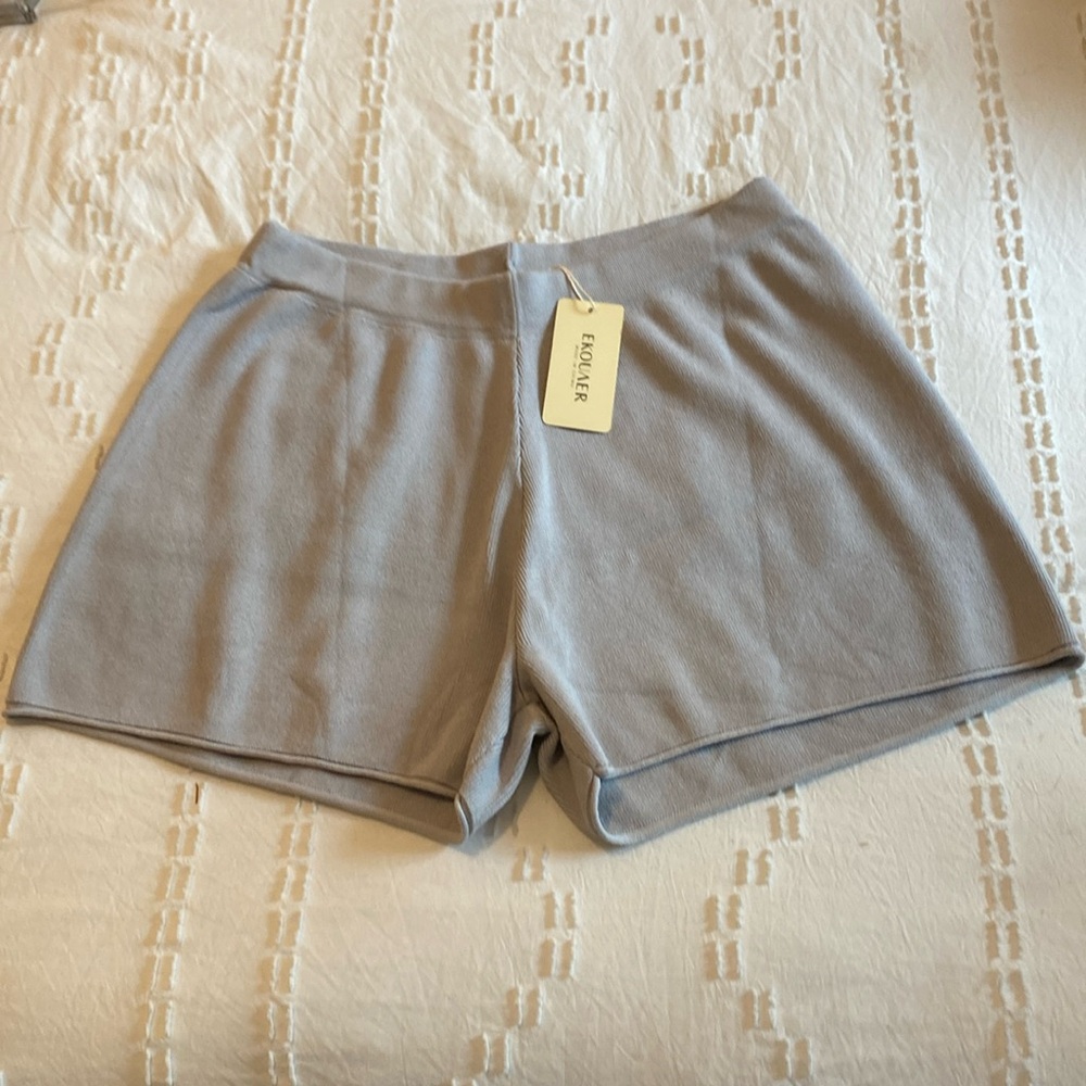Soft sweater style shorts medium
